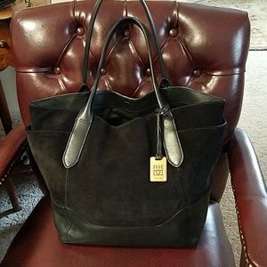 FRYE Black East West Tote